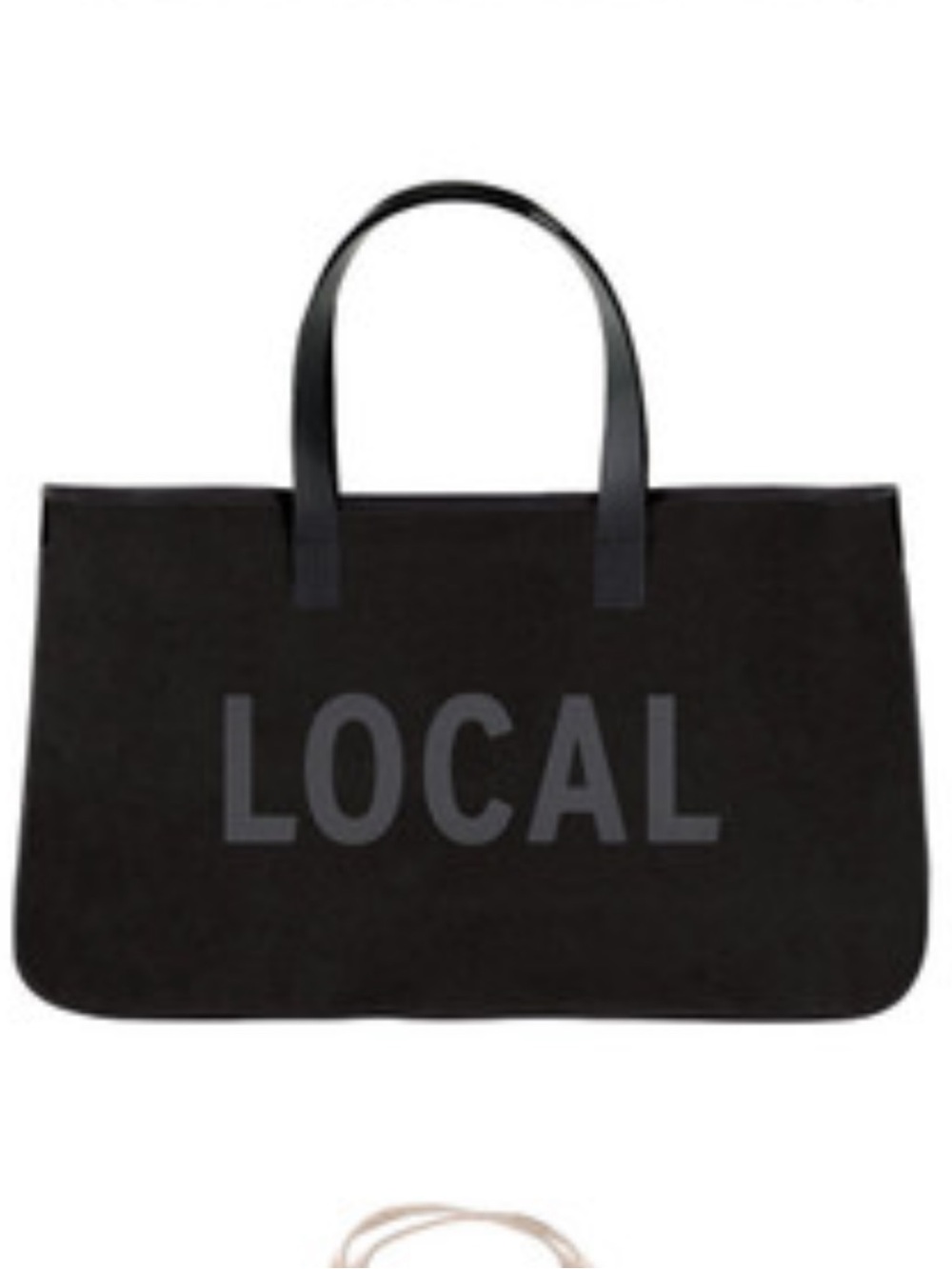 Local Tote Large Black New Hold Everything Santa Barbara Design Studio
